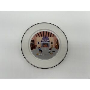 VILLEROY & BOCH NAIF BY THE FIRESIDE DINNER PLATE #1 - NEW FOLK ART FARMHOUSE
